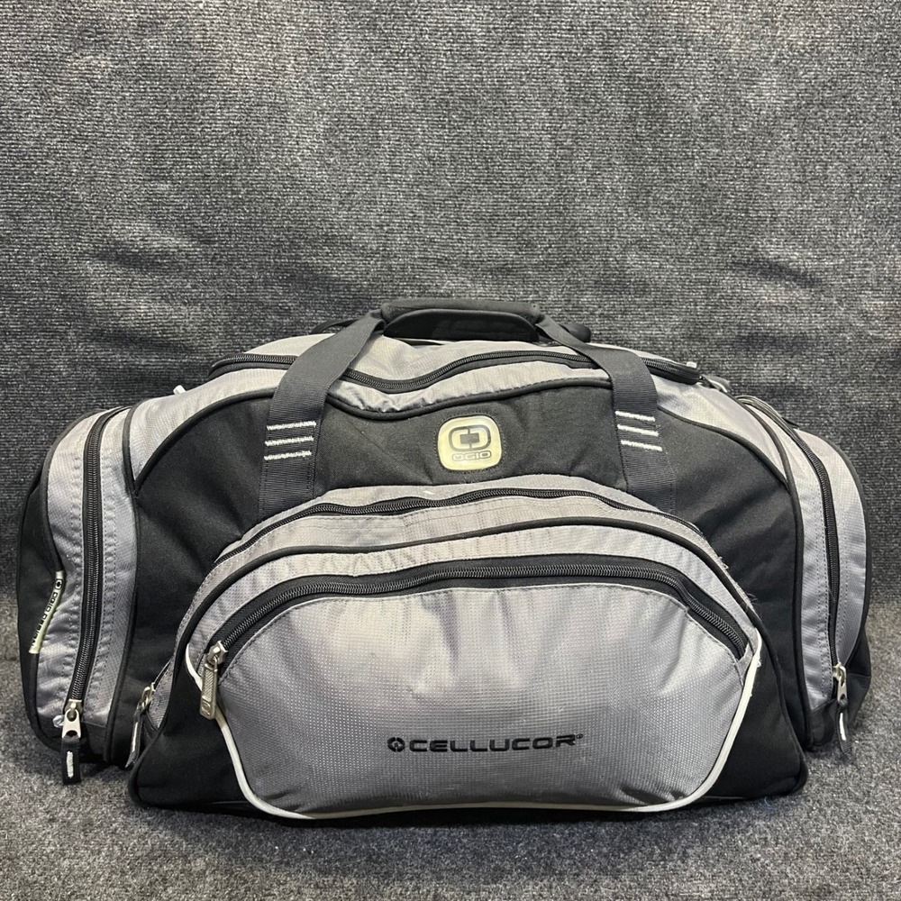 OGIO 5125121127144 Transfer Duffel Bag Gray Cellucor Branded Gym Fitness Luggage